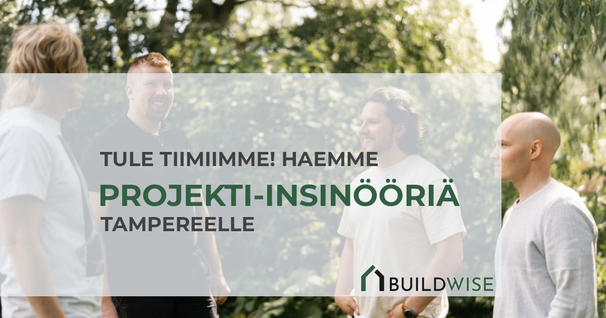 Liity tiimiimme! Haemme projekti-insinööriä energiatehokkuuden pariin