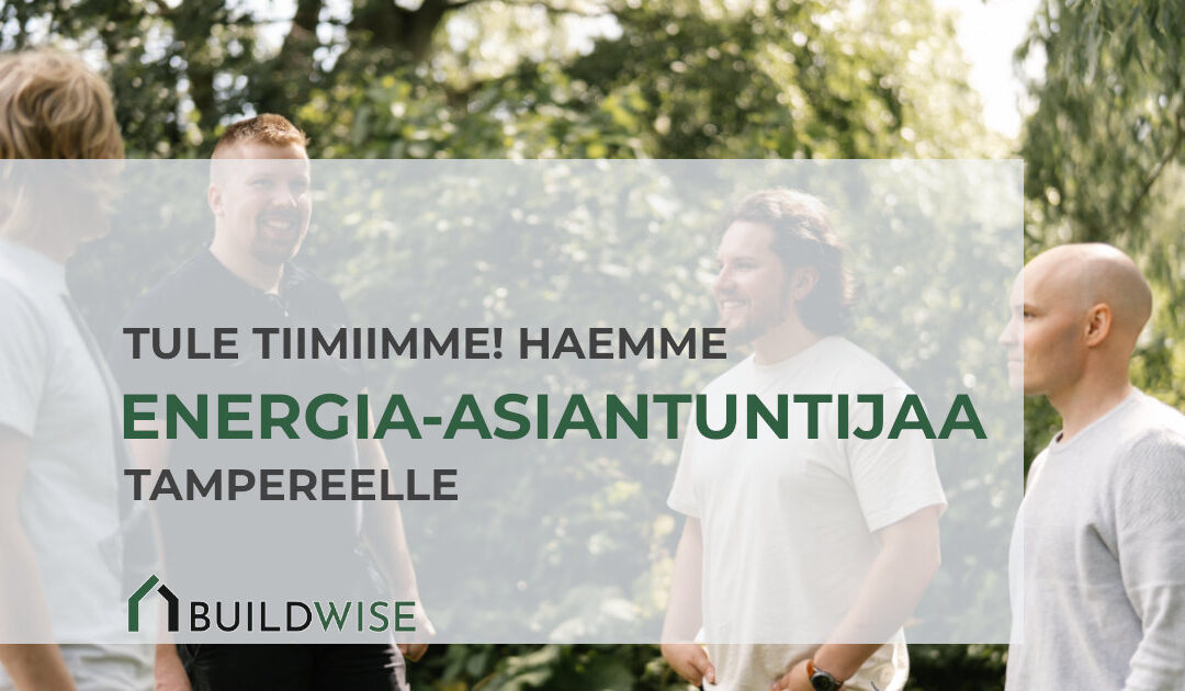 Tule meille energia-asiantuntijaksi!